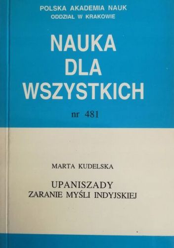 Upaniszady: Zaranie myśli indyjskiej