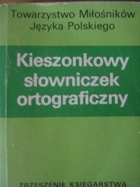 Kieszonkowy słowniczek ortograficzny