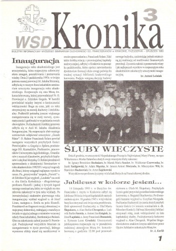 WSD Kronika, październik-grudzień 1993