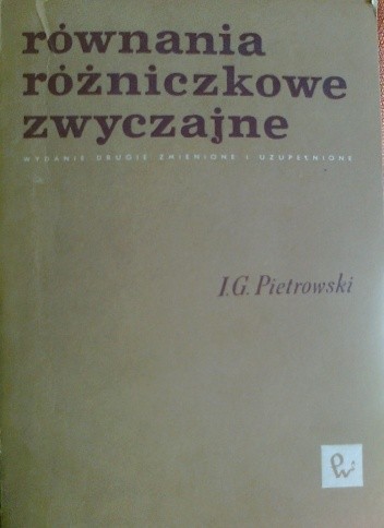 Równania różniczkowe zwyczajne