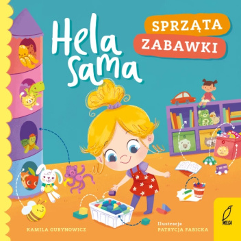 Hela sama sprząta zabawki