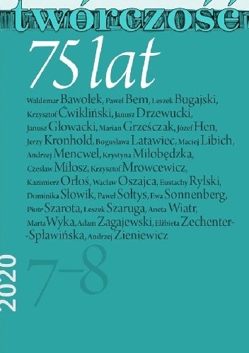 Twórczość nr 7-8 / 2020