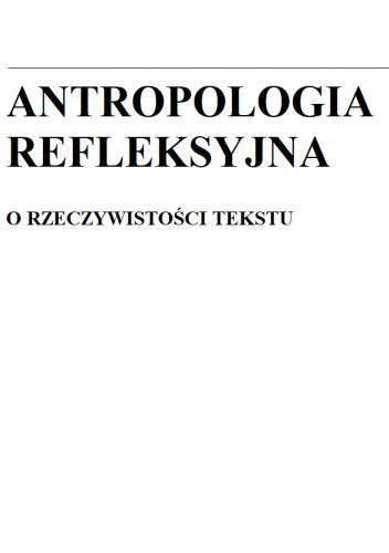 Antropologia refleksyjna