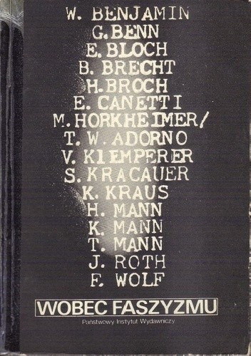 Wobec faszyzmu