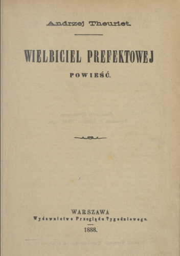 Wielbiciel prefektowej. Powieść