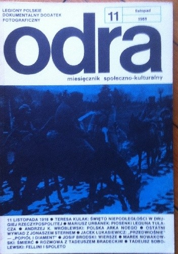 Odra. Miesięcznik społeczno-kulturalny nr 11, listopad 1988