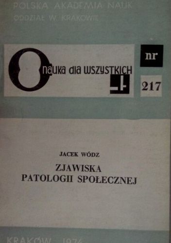 Zjawiska patologii społecznej