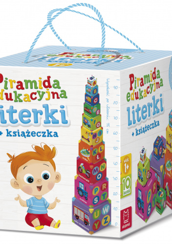 Piramida edukacyjna literki + książeczka