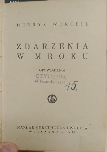 Zdarzenia w mroku