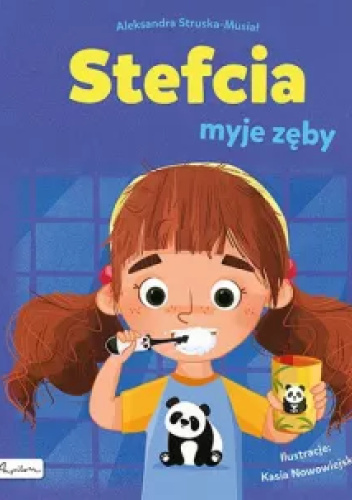 Stefcia myje zęby