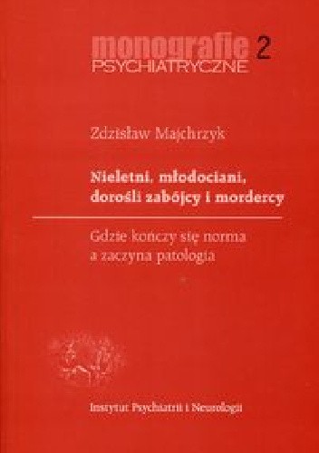Nieletni, młodociani, dorośli zabójcy i mordercy. Gdzie kończy się norma a zaczyna patologia