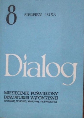 Dialog, nr 8 / sierpień 1983