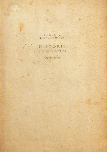 Historie potępionych. Opowiadania