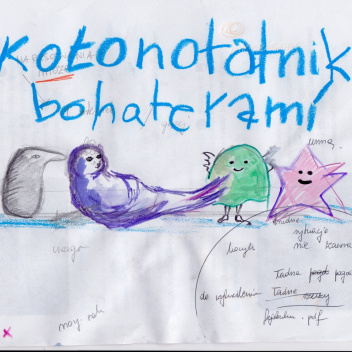 Kołonotatnik z bohaterami