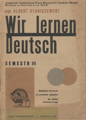 Wir lernen Deutsch. Semestr III