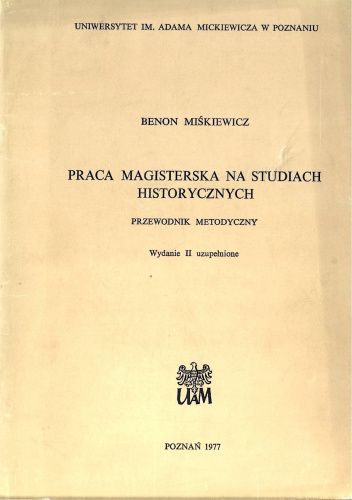 Praca magisterska na studiach historycznych