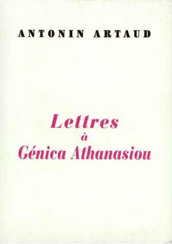 Lettres à Génica Athanasiou