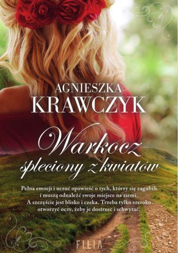Warkocz spleciony z kwiatów