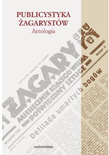 Publicystyka żagarystów. Antologia
