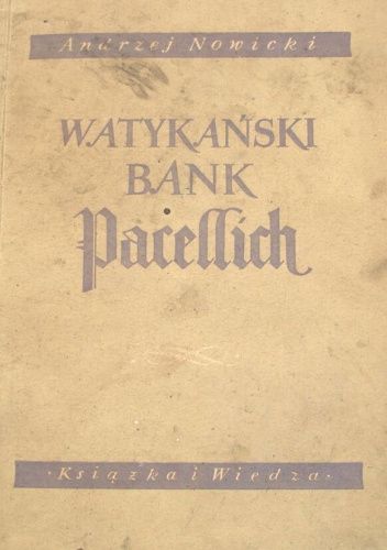 Watykański bank Pacellich