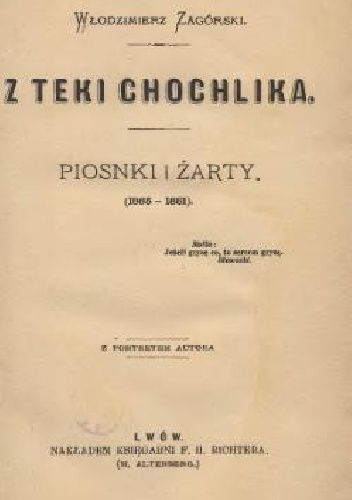 Z teki Chochlika. Piosnki i żarty