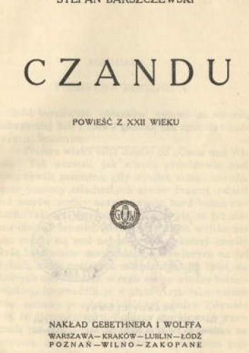 Czandu. Powieść z XXII wieku