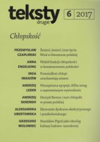 Teksty drugie nr 6 / 2017
