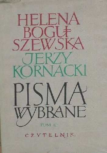 Pisma wybrane: Tom II