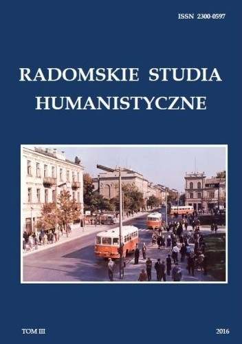 Radomskie Studia Humanistyczne. Tom III