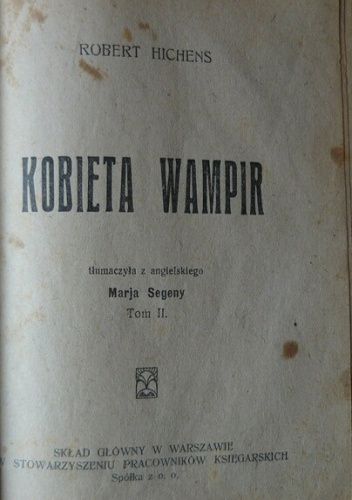 Kobieta wampir. Tom 2