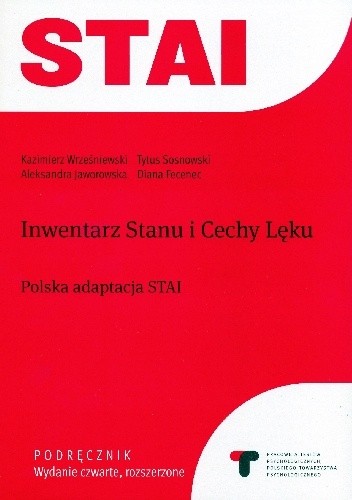 STAI - Inwentarz Stanu i Cechy Lęku