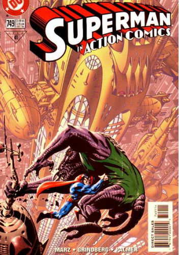 Superman in Acton Comic #749. City of the Future, Part 1 of 4