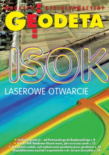 Geodeta. Magazyn geoinformacyjny, nr 7 (206) / 2012