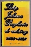 Listy Juliana Przybosia do rodziny : 1921-1931