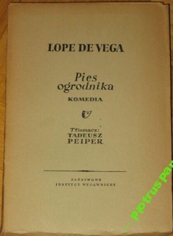 Pies ogrodnika
