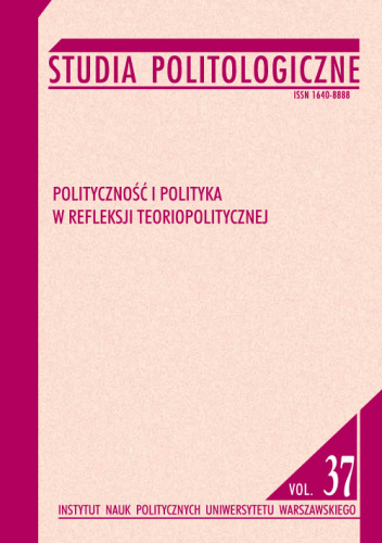 Studia Politologiczne 37/2015