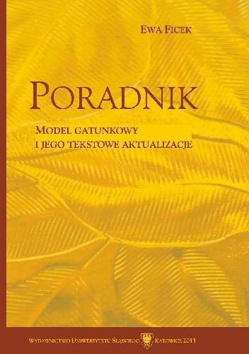 Poradnik. Model gatunkowy i jego tekstowe aktualizacje