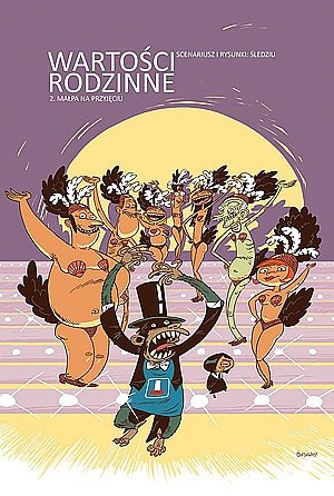 Wartości rodzinne -2- Małpa na przyjęciu.