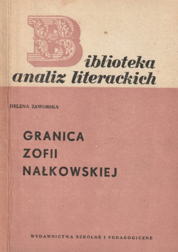 Granica Zofii Nałkowskiej