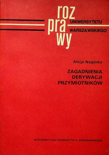 Zagadnienia derywacji przymiotników