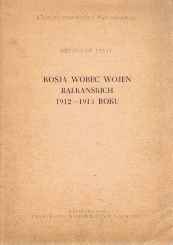 Rosja wobec wojen bałkańskich 1912-1913 roku