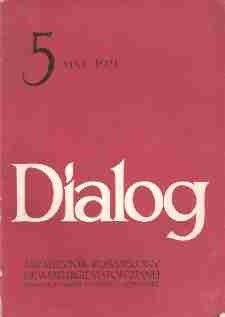 Dialog, nr 5 / maj 1971