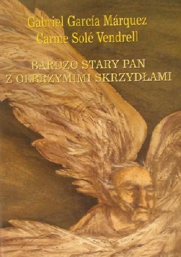 Bardzo stary pan z olbrzymimi skrzydłami