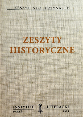 Zeszyty historyczne -  zeszyt 113