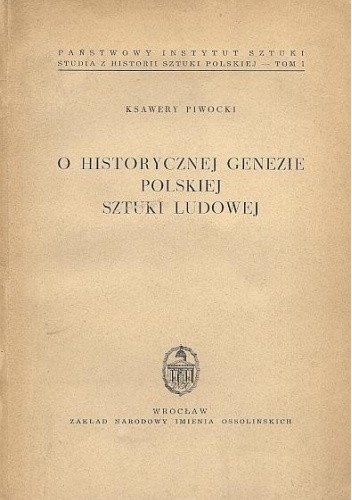 O historycznej genezie polskiej sztuki ludowej