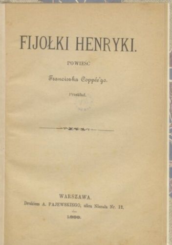 Fijołki Henryki