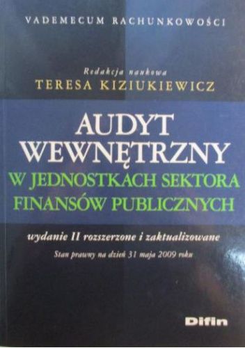 Audyt wewnętrzny w jednostkach sektora finansów publicznych