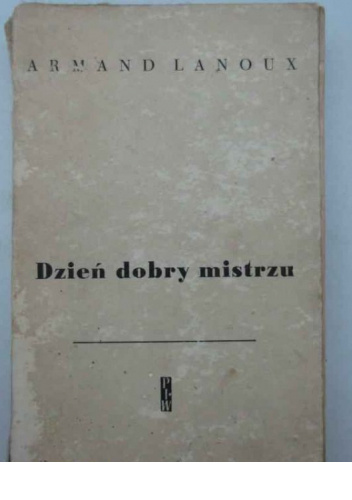 Dzień dobry, Mistrzu