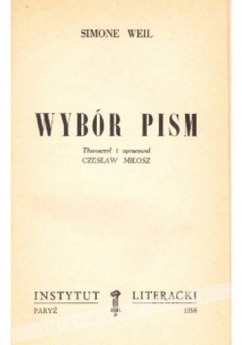 Wybór pism