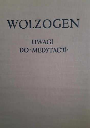 Uwagi do Medytacji metafizycznych René Descartes'a